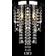 vidaXL Crystal Beads Ceiling Flush Light 24.8cm