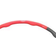 Avento hula hoop 100 cm de mousse noir/rouge