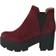 Johnny Bulls Mid Platform Boot Bordo - Punainen