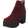 Johnny Bulls Mid Platform Boot Bordo - Rood