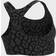 Nike Pro Dri-Fit Swoosh Medium-Support Leopard Sports Bra Women - Black/Clear