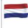 vidaXL Bandera de Holanda 90x150 cm 90x150cm