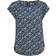 Only Ss Aop Top Ptm Black Female Camiseta de Manga Corta - Multicolor