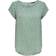 Only Haut Femme Vic Manches Courtes - Green