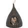 vidaXL Cesta Per Gatti Cuscino Grigio 40x60 cm Teepee Salice Naturale