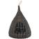 vidaXL Cesta Per Gatti Cuscino Grigio 40x60 cm Teepee Salice Naturale