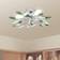 vidaXL Acrylic Crystal Leaf Loftplafond ∅ 45cm