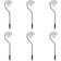 vidaXL 9x7.8x29.5cm Bedlampe 9cm 6stk