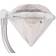 vidaXL 9x7.8x29.5cm Bedlampe 9cm 6stk