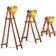 vidaXL - Gulvlampe 150cm 3stk