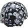 Kiddimoto Casque de vélo noir motifs Skullz