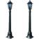 vidaXL Preston Stolpelampe 105cm 2stk