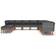 vidaXL 3059724 Loungeset, Bord inkl. 9 Soffor
