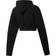 Reebok Women Classics Cropped Heavyweight French Terry Hoodie - Black