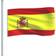 vidaXL Bandera española 90x150 cm 90x150cm