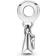 Pandora Shopping Bag Charm - Silver