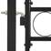 vidaXL Fence Gate Double Door with Arched Top 300x225cm