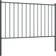 vidaXL Fence Panel with Posts 170x125cm