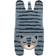 Nattiot Blue Tiger Rug 65x125cm