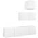 vidaXL - Wall Cabinet 60x30cm 4pcs