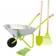 Small Foot Wheelbarrow with Garden Tools