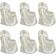 vidaXL Wedding Banquet 12-pack Loose Chair Cover Beige (140x110cm)