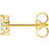 Thomas Sabo Charm Club Single Ear Stud - Gold/Transparent
