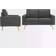 vidaXL - Sofa 130cm 3 personers, 2 personers, 1 pers.
