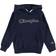 Champion Script Logo Cotton Fleece Hoodie - Dark Blue (305765-BS538)