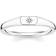 Thomas Sabo Charm Club Star Ring - Silver/Transparent