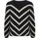 Only Eliza Zig Zag Knitted Pullover - Black