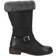 Hush Puppies Bonnie Leather Mid Boots - Womens/Ladies