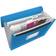 Esselte Vivida Expanding Concertina File Translucent