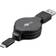 Goobay Charging and Sync Cable, Retractable 2.0 USB A - USB C M-M