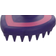 Hy Equestrian Heart Massage Brush