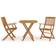 vidaXL 3058257 Set da pranzo per patio, 1 Tavolo incluso 2 Sedie