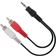 Nanocable 3.5mm-2RCA 3m