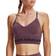 Under Armour Seamless Low Long Bra - Ash Plum, Female