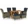 vidaXL 3068785 Juego de comedor de patio, 1 Mesa incl. 4 Sillas