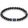 Tommy Hilfiger Wood Bead Bracelet - Black/Silver