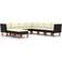 vidaXL 3059743 Loungeset, Bord inkl. 7 Soffor