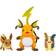 Pokémon Battle Figures Set Raichu Morpeko Eevee