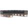 vidaXL 3059743 Loungeset, Bord inkl. 7 Soffor