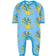 Småfolk Body Suits with Lion - Blue Grotto (14-4015)