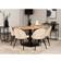 Sky Furniture Cornelia Black/Oak Matbord 140cm