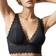 Femilet Floral Touch Soft Bra - Black