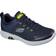 Skechers Scarpe Da Ginnastica Uomo Blu In Materie Tessili/materiale Chiusura Stringata