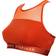 Tommy Hilfiger Mesh Panel Bralette - Orange