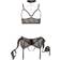 Cottelli Collection Bondage Bra Set with Open Cup