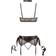 Cottelli Collection Bondage Bra Set with Open Cup